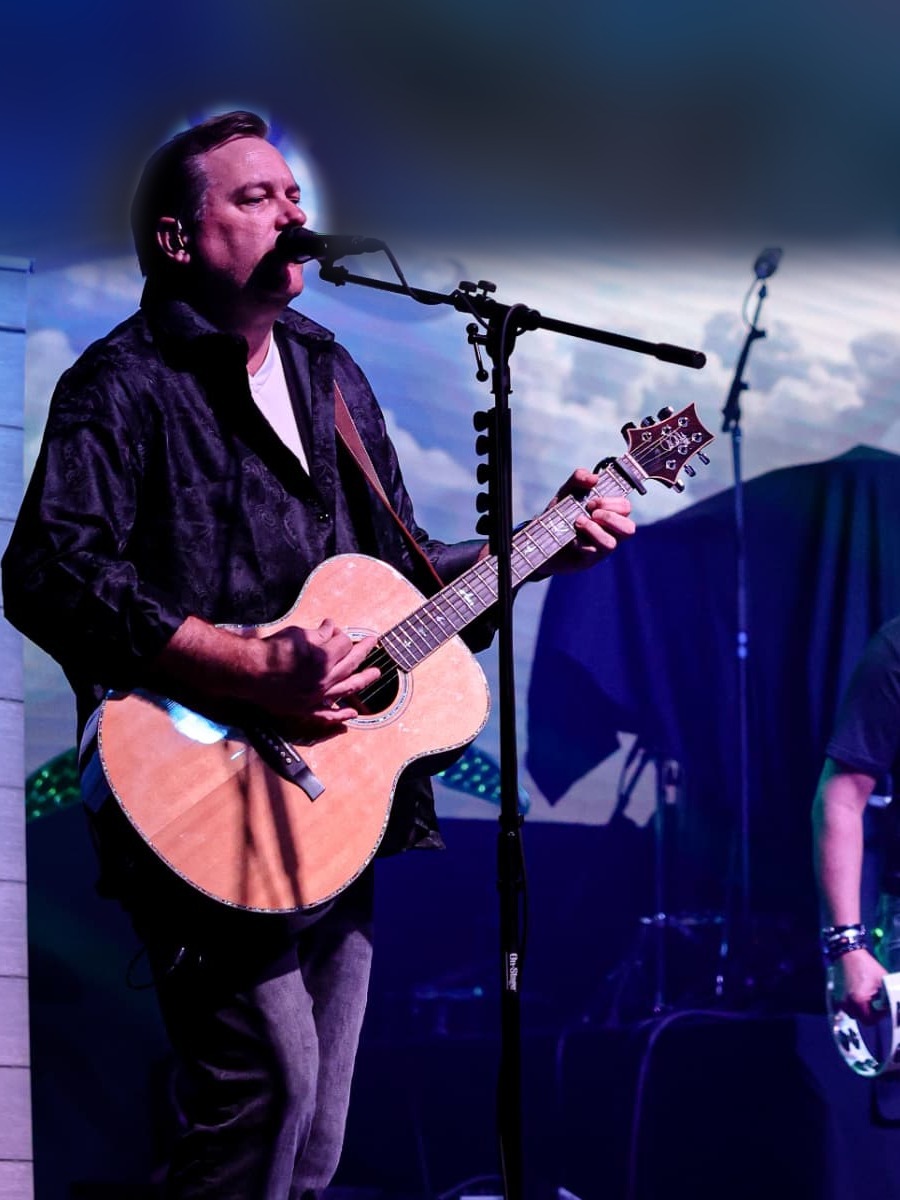 Kevin on acoustic and lead guitar