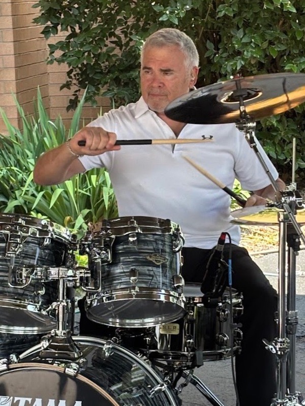 Tony on percussion